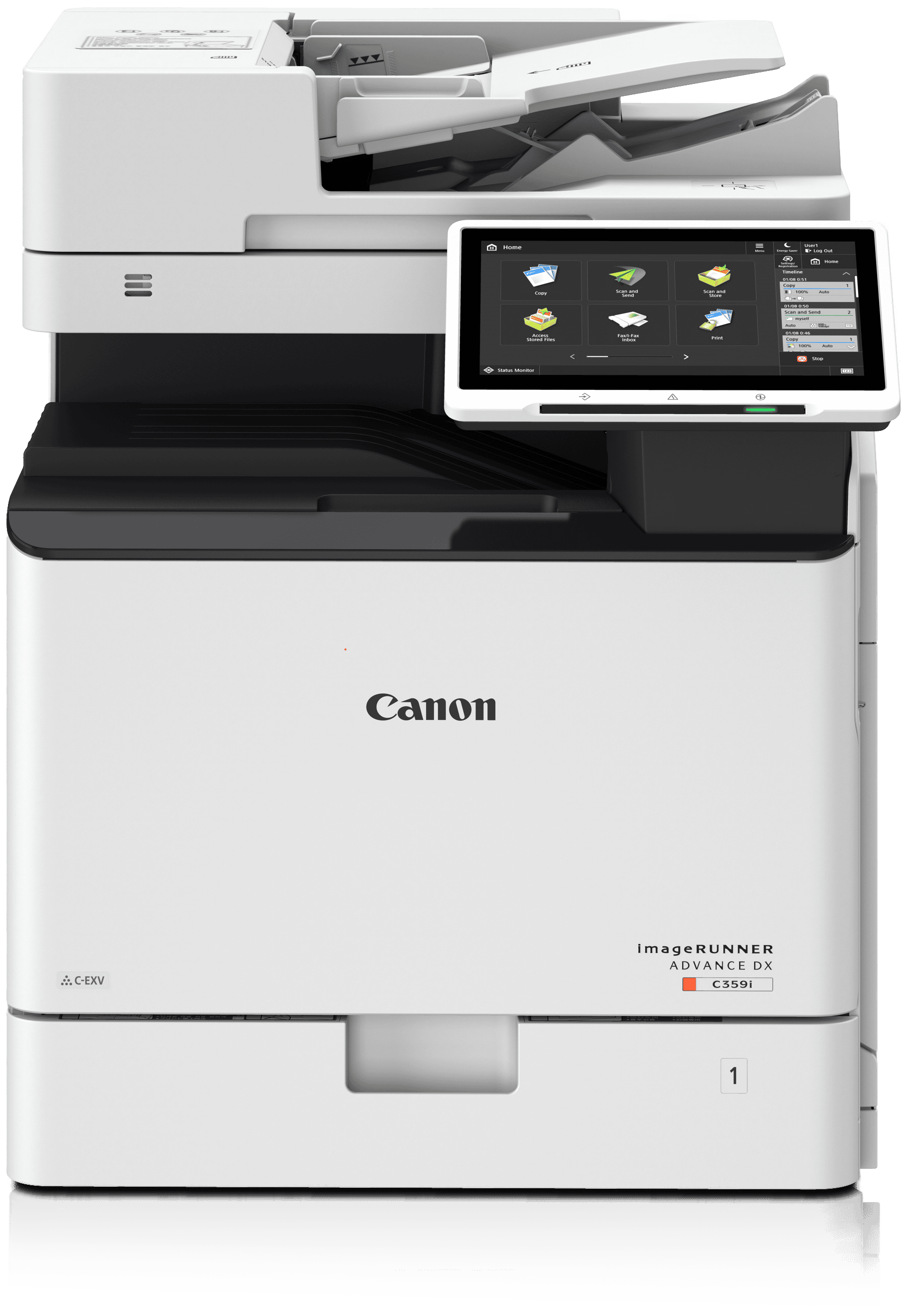 Canon A4 Multifunktionssystem mit einer Papierkassette