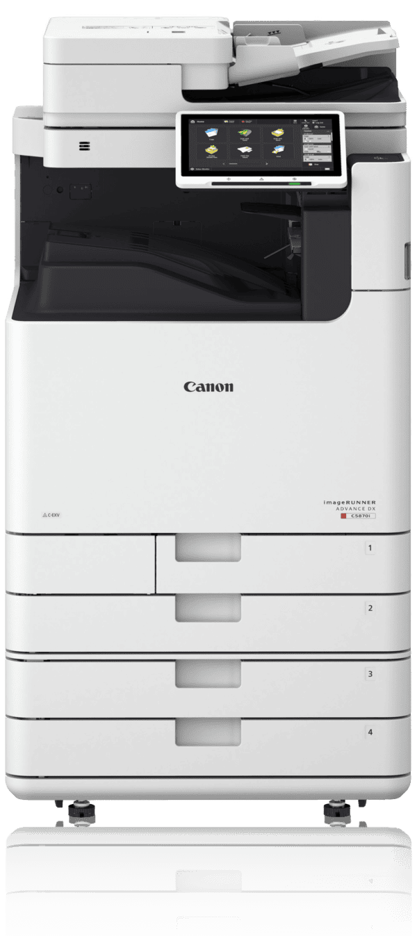 Canon iR ADV DX C5840i mit 4 Papierkassetten