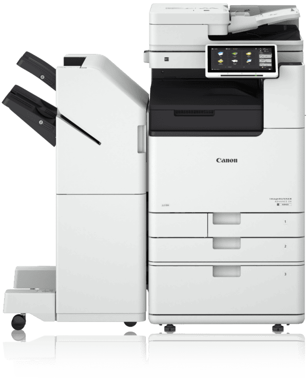 Canon iR ADV DX 4945i mit externem Heftfinisher