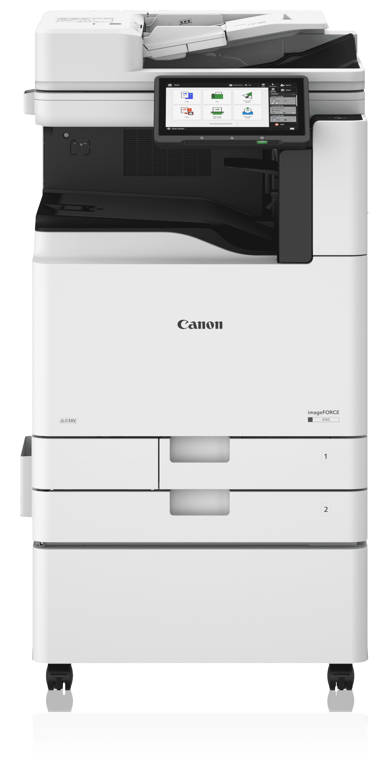 Canon imageFORCE 4100 Serie mit 2 Papierkassetten und Unterschrank
