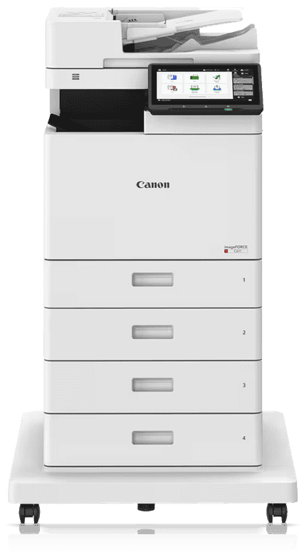 Canon imageFORCE C331 mit 4 Papierkassetten