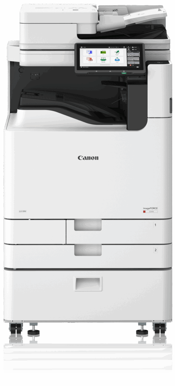 Canon imageFORCE mit 2 Kassetten und Unterschrank